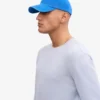 Bio-Baumwoll-Cap – Pazifikblau
