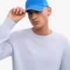 Bio-Baumwoll-Cap – Pazifikblau