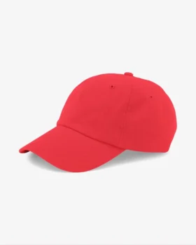 Bio-Baumwoll-Cap – Red Tangerine