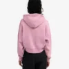 Bio-Crop-Kapuzenjacke mit Reißverschluss – Kirschblüte