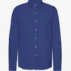 Bio-Flanellhemd – Marineblau