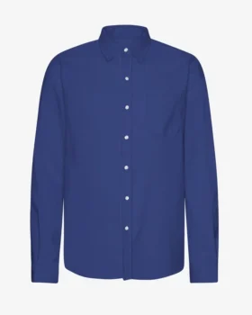 Bio-Flanellhemd – Marineblau