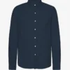 Bio-Flanellhemd – Marineblau