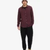 Bio-Flanellhemd – Oxblood-Rot