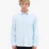 Bio-Flanellhemd – Polarblau