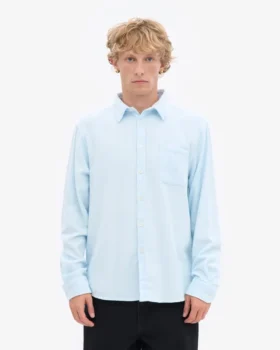 Bio-Flanellhemd – Polarblau