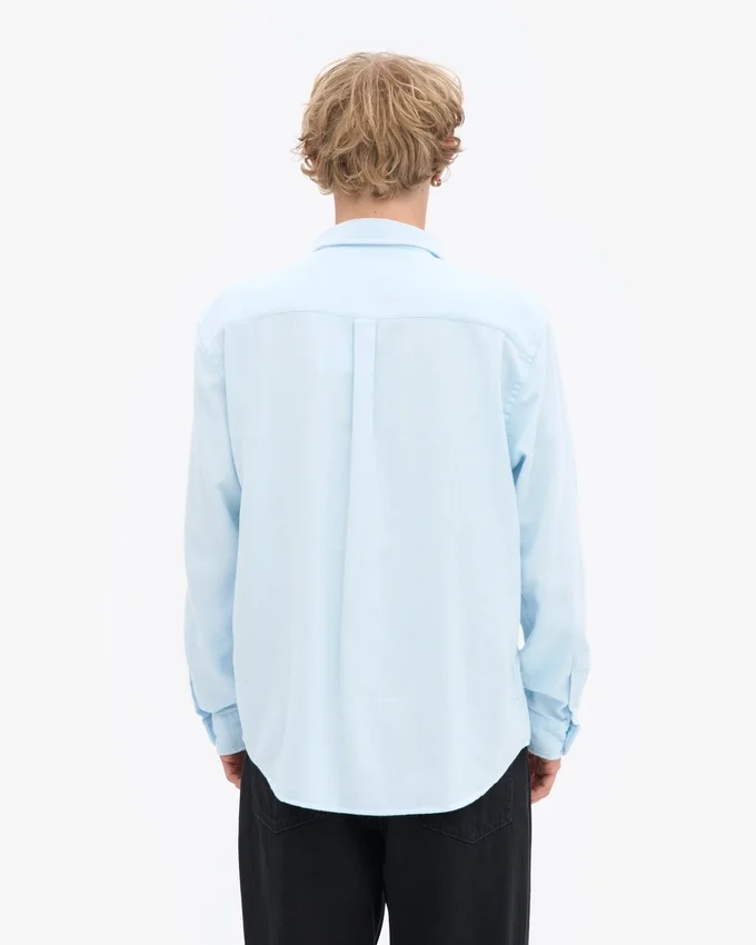 Bio-Flanellhemd – Polarblau