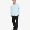 Bio-Flanellhemd – Polarblau