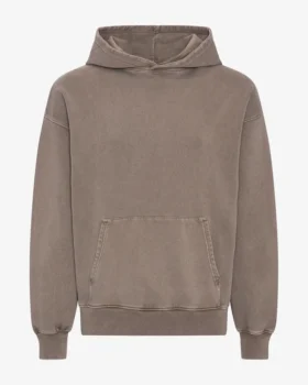 Bio-Hoodie in Oversize-Passform – verblasstes Khaki