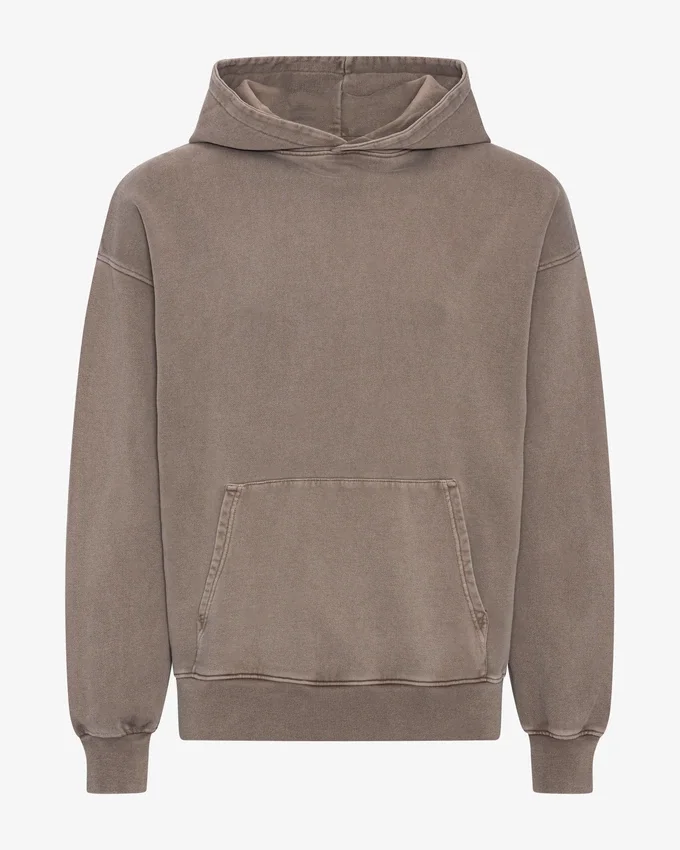 Bio-Hoodie in Oversize-Passform – verblasstes Khaki