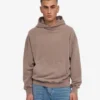Bio-Hoodie in Oversize-Passform – verblasstes Khaki