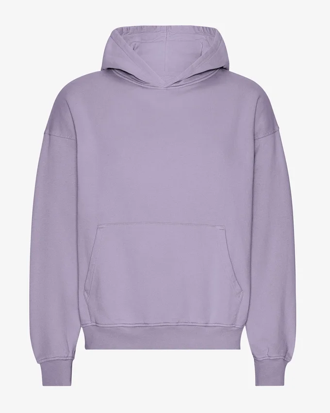 Bio-Hoodie in Oversize – Purple Jade