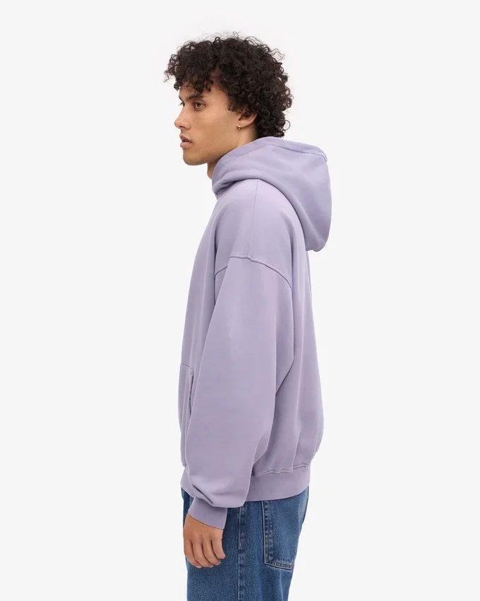 Bio-Hoodie in Oversize – Purple Jade