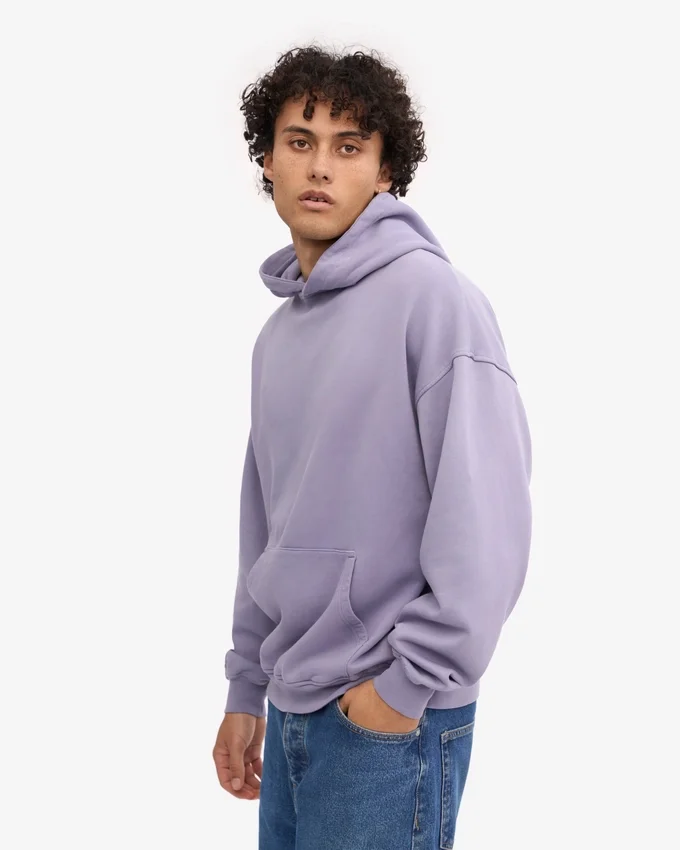 Bio-Hoodie in Oversize – Purple Jade