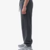 Bio-Jogginghose im Relaxed-Schnitt – Ausgewaschenes Schwarz