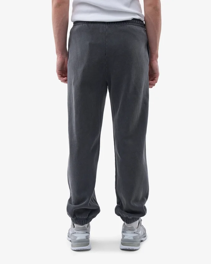 Bio-Jogginghose im Relaxed-Schnitt – Ausgewaschenes Schwarz