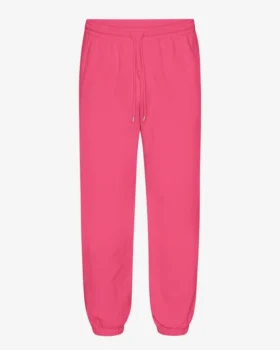 Bio-Jogginghose im Relaxed-Schnitt – Bubblegum-Pink