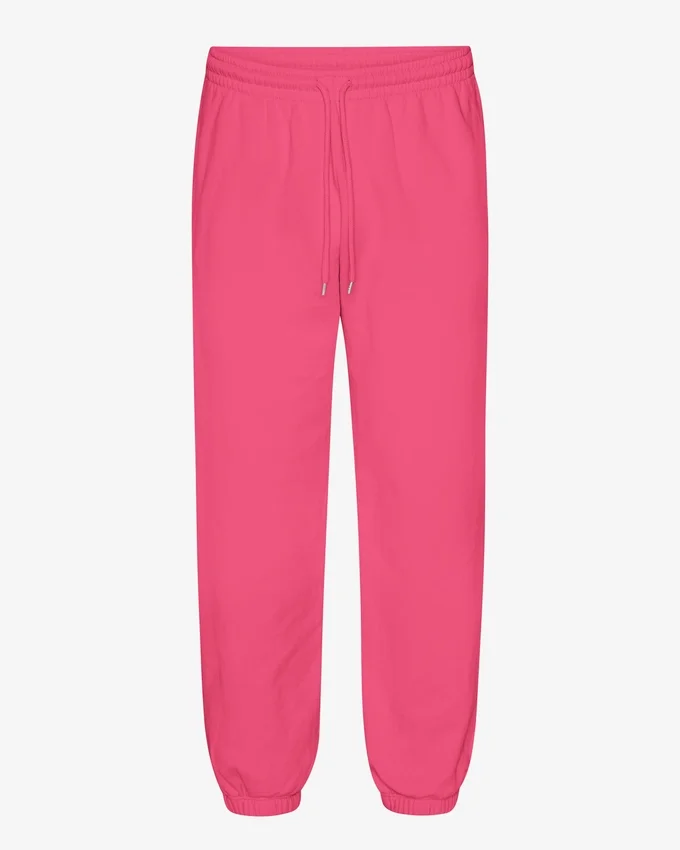 Bio-Jogginghose im Relaxed-Schnitt – Bubblegum-Pink