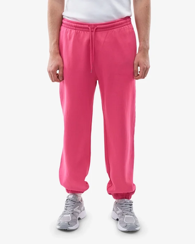 Bio-Jogginghose im Relaxed-Schnitt – Bubblegum-Pink