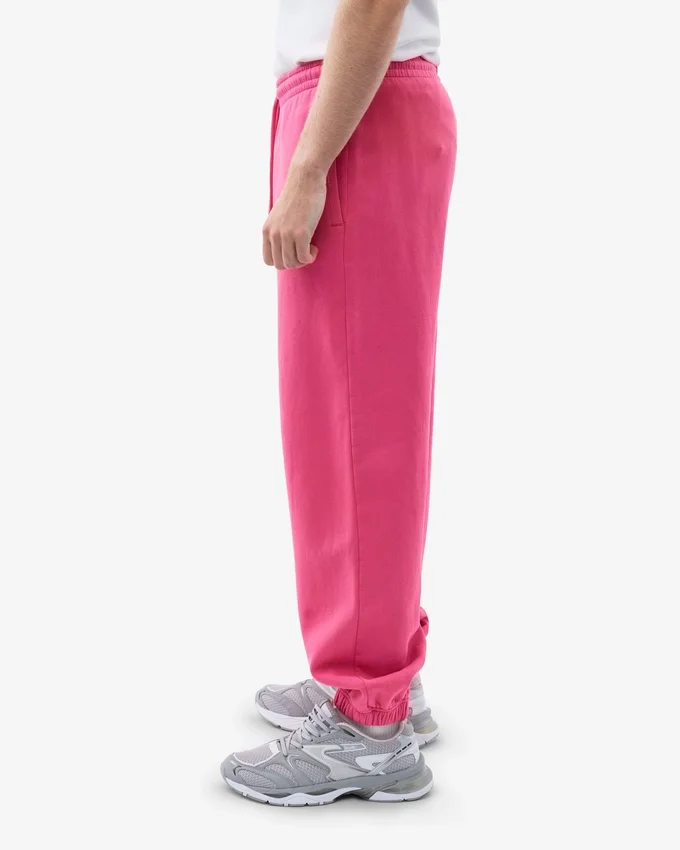 Bio-Jogginghose im Relaxed-Schnitt – Bubblegum-Pink