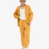 Bio-Jogginghose im Relaxed-Schnitt – gebranntes Gelb