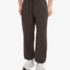 Bio-Jogginghose im Relaxed-Schnitt – Kaffeebraun