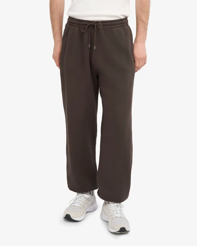 Bio-Jogginghose im Relaxed-Schnitt – Kaffeebraun