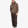 Bio-Jogginghose im Relaxed-Schnitt – Kaffeebraun