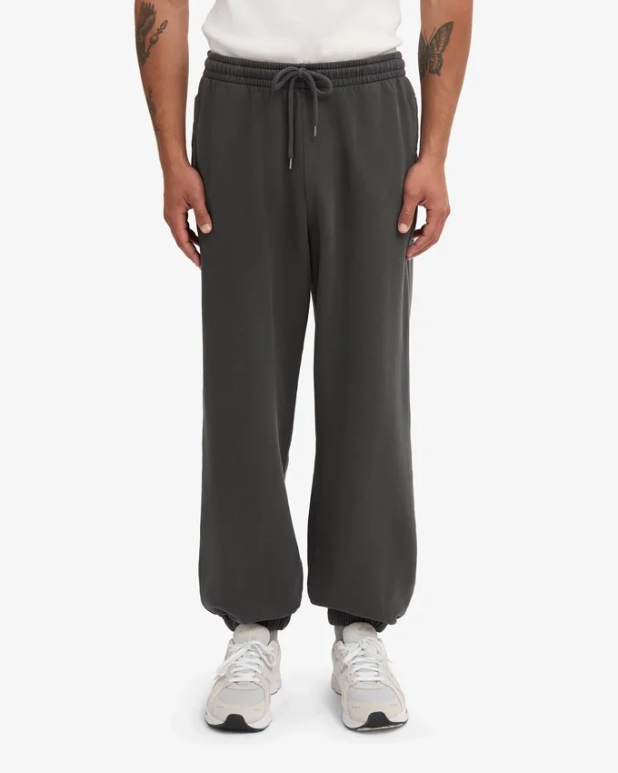 Bio-Jogginghose im Relaxed-Schnitt – Lava-Grau