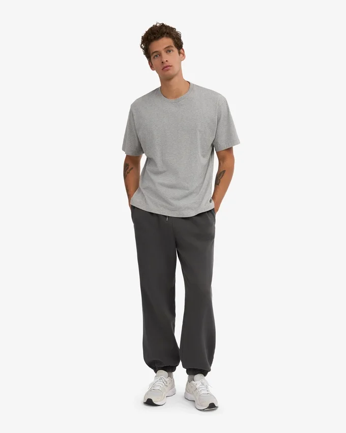 Bio-Jogginghose im Relaxed-Schnitt – Lava-Grau