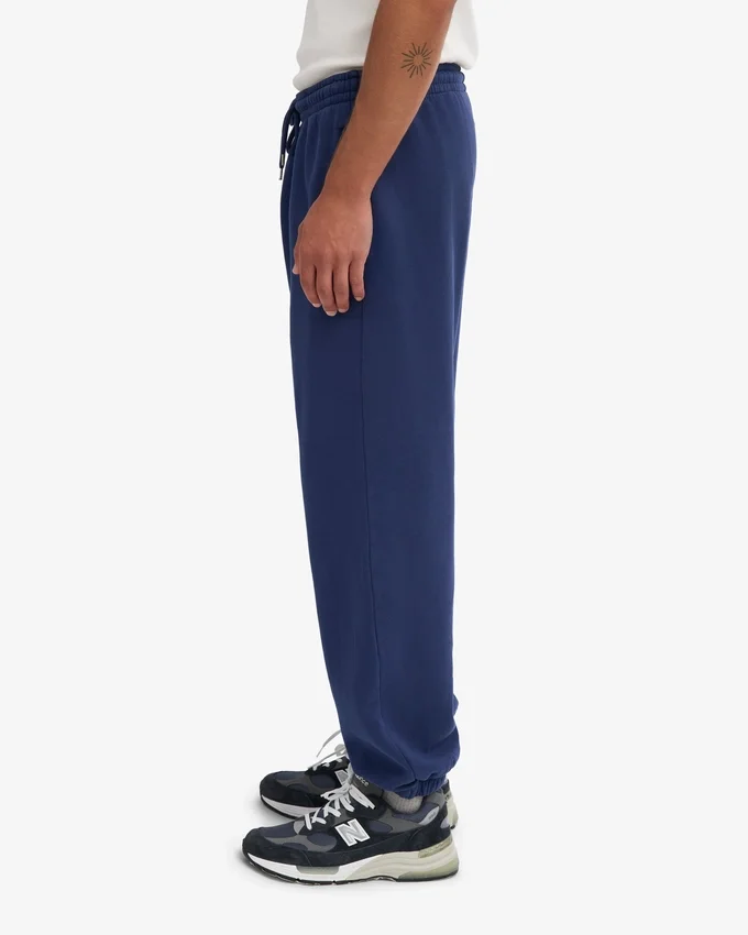 Bio-Jogginghose im Relaxed-Schnitt – Marineblau
