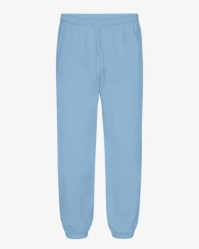 Bio-Jogginghose im Relaxed-Schnitt – Meeresblau