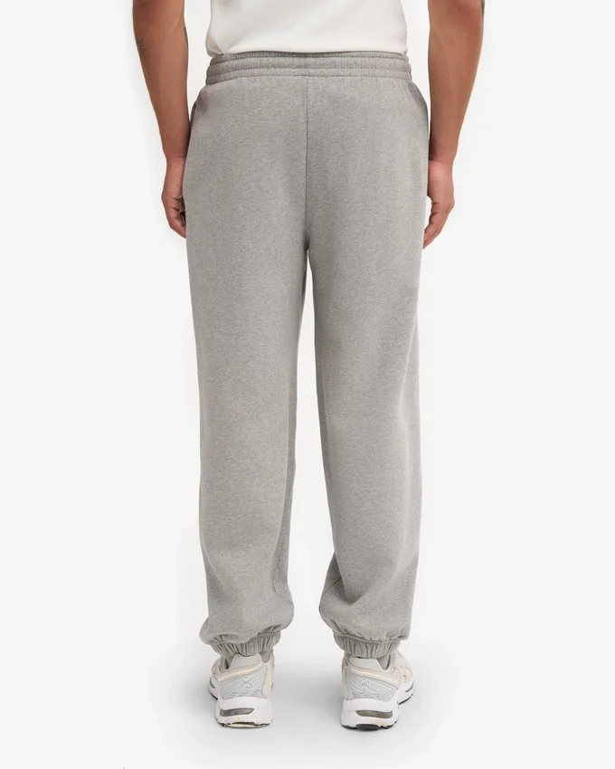 Bio-Jogginghose im Relaxed-Schnitt – Meliertes Grau