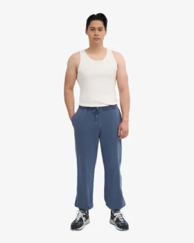 Bio-Jogginghose im Relaxed-Schnitt – Neptune Blue