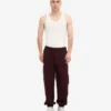 Bio-Jogginghose im Relaxed-Schnitt – Oxblood Red
