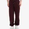 Bio-Jogginghose im Relaxed-Schnitt – Oxblood Red