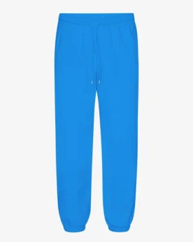 Bio-Jogginghose im Relaxed-Schnitt – Pazifikblau
