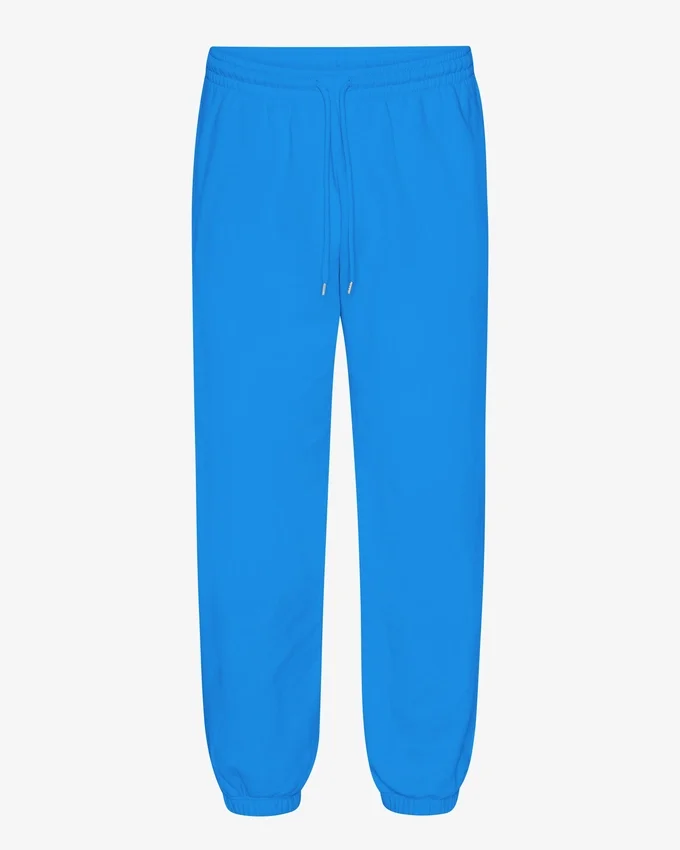 Bio-Jogginghose im Relaxed-Schnitt – Pazifikblau
