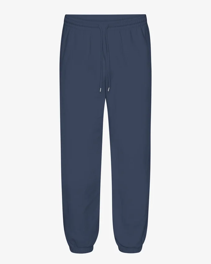 Bio-Jogginghose im Relaxed-Schnitt – Petrolblau