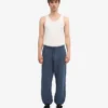 Bio-Jogginghose im Relaxed-Schnitt – Petrolblau