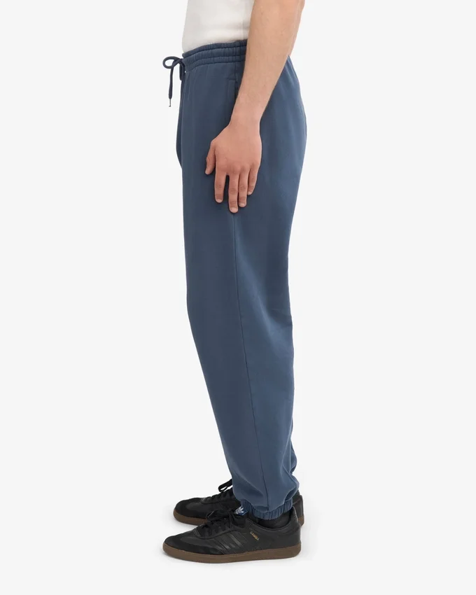 Bio-Jogginghose im Relaxed-Schnitt – Petrolblau