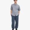 Bio-Jogginghose im Relaxed-Schnitt – Petrolblau