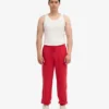 Bio-Jogginghose im Relaxed-Schnitt – Scharlachrot