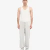 Bio-Jogginghose im Relaxed-Schnitt – Schneemelange