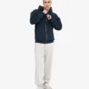 Bio-Jogginghose im Relaxed-Schnitt – Schneemelange
