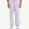 Bio-Jogginghose im Relaxed-Schnitt – Zartes Lavendel