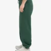 Bio-Jogginghose im Relaxed-Stil – Smaragdgrün