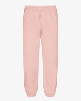 Bio-Jogginghose im Relaxed-Stil – Verwaschenes Rosa