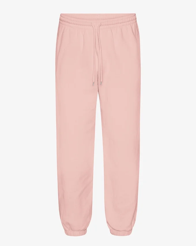 Bio-Jogginghose im Relaxed-Stil – Verwaschenes Rosa