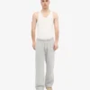 Bio-Jogginghose mit geradem Bein – Ausgewaschenes Grau